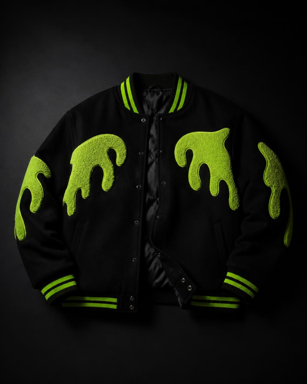 Slime Drip Varsity Jacket